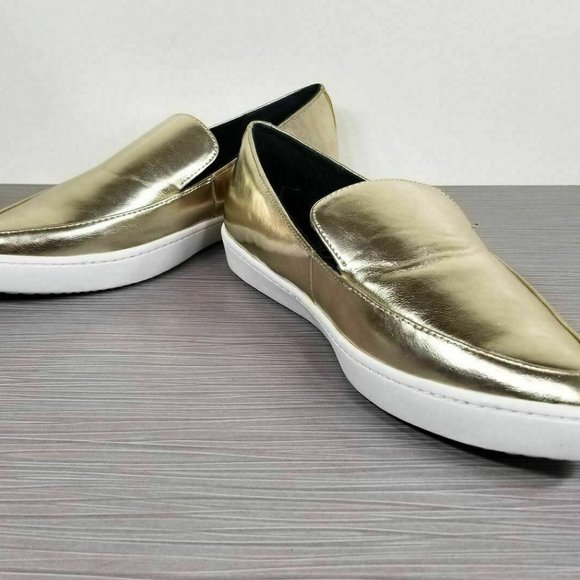 Aldo Trezzo Pointy Toe Sneaker, Gold Patent - Picture 4 of 16